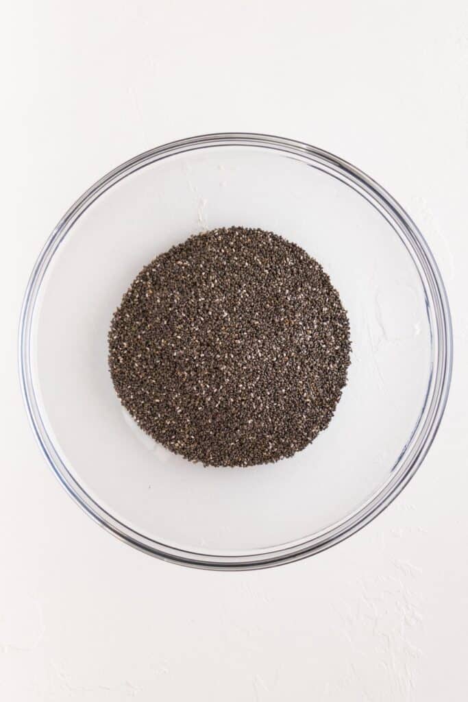 bowl of chia seeds