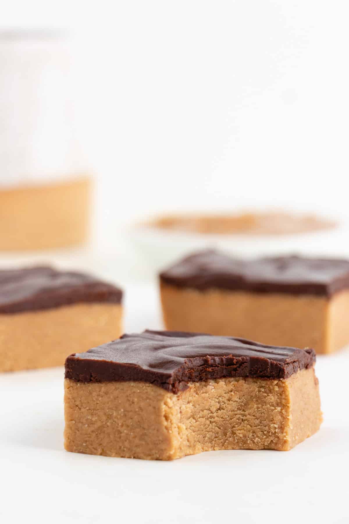 Healthy No Bake Chocolate Peanut Butter Bars (Gluten Free, 51% OFF