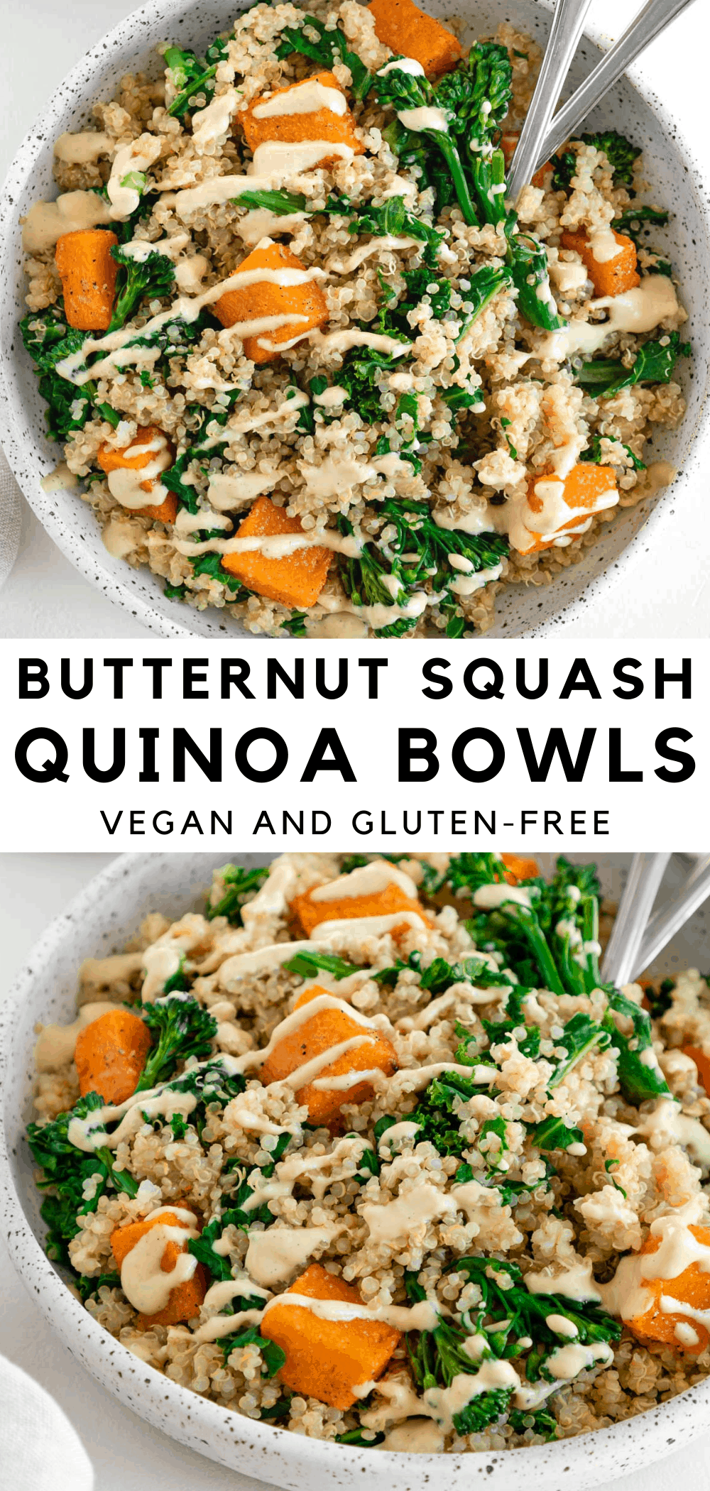 Butternut Squash Quinoa Bowls - Purely Kaylie