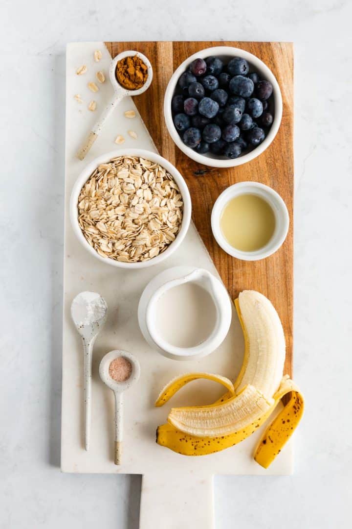 Blueberry Banana Pancakes (Vegan & Gluten-Free) - Purely Kaylie