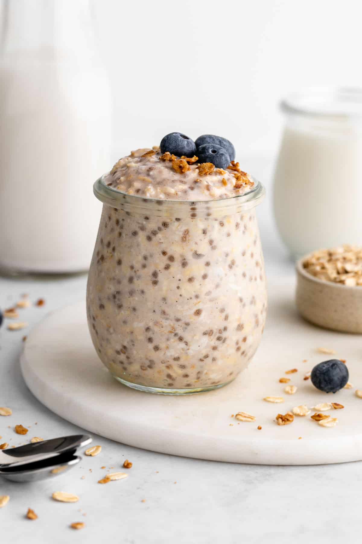 Health Benefits of Overnight Oats + Easy Recipes - Make Healthy Easy ...