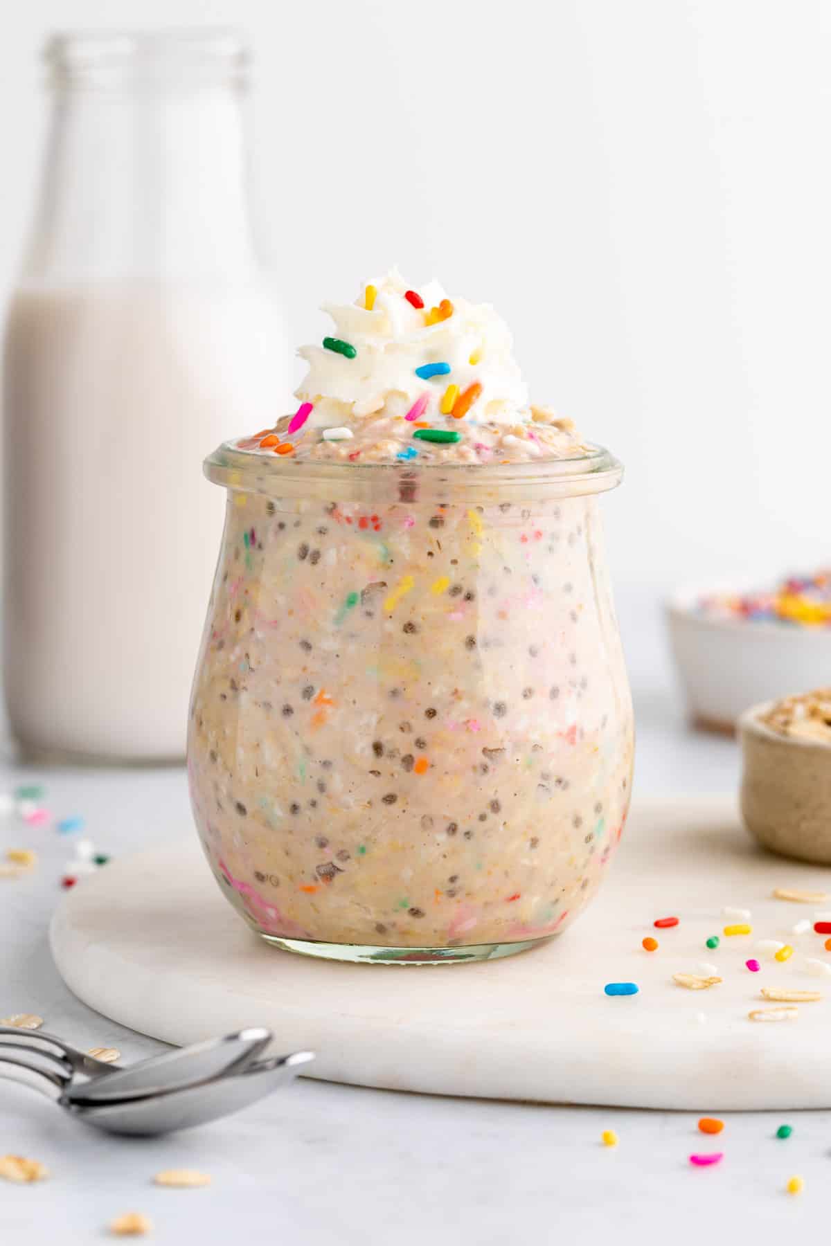 Easy Rainbow Overnight Oats Recipe