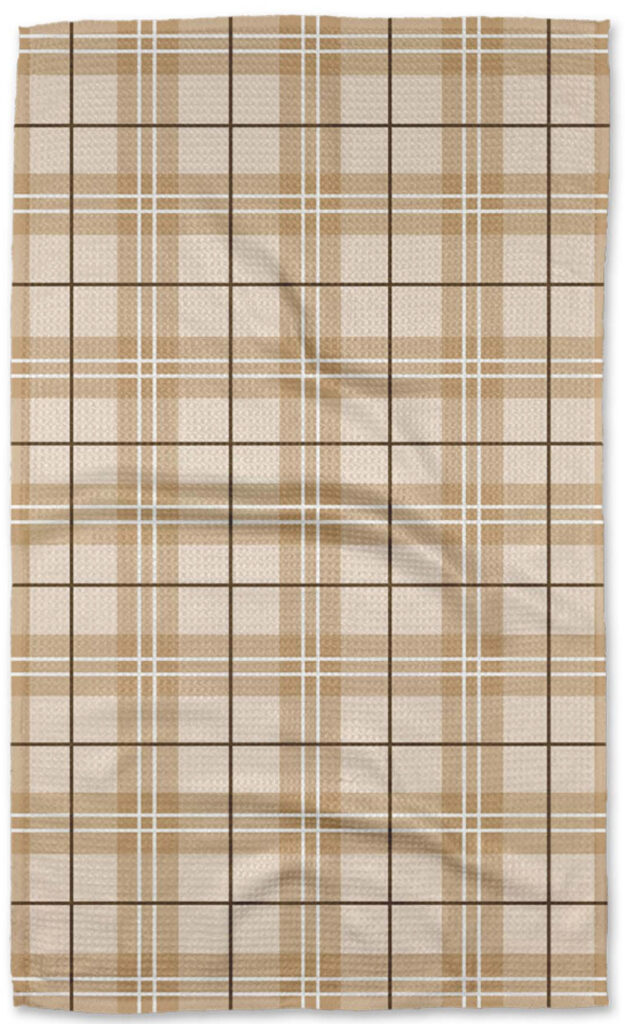 brown sugar geometry house kitchen tea towel