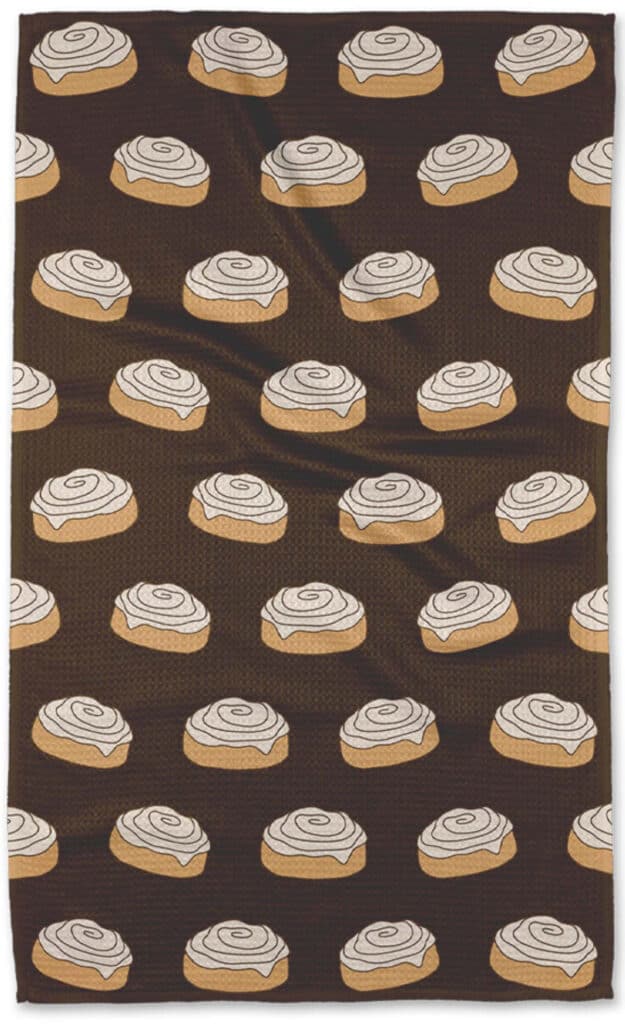 cinnamon girl geometry house kitchen tea towel